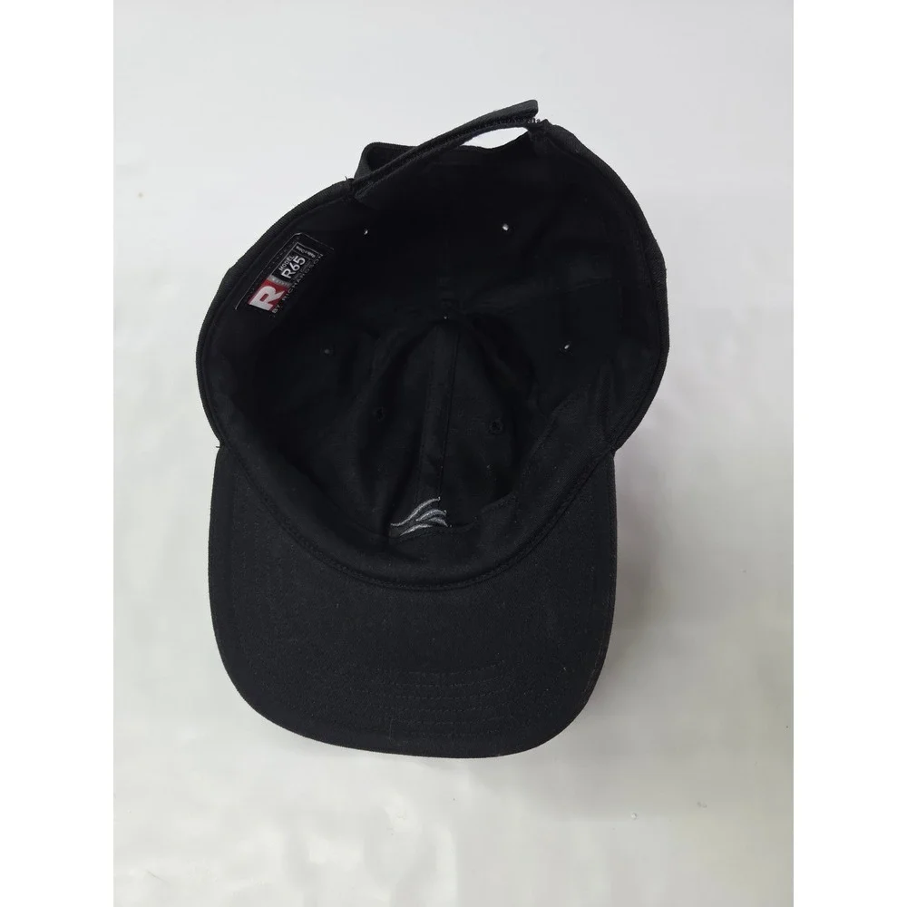 Richardson Model R65 Hat Mens OSFM Black Cotton Embroidered Dad Cap Aviagen Logo